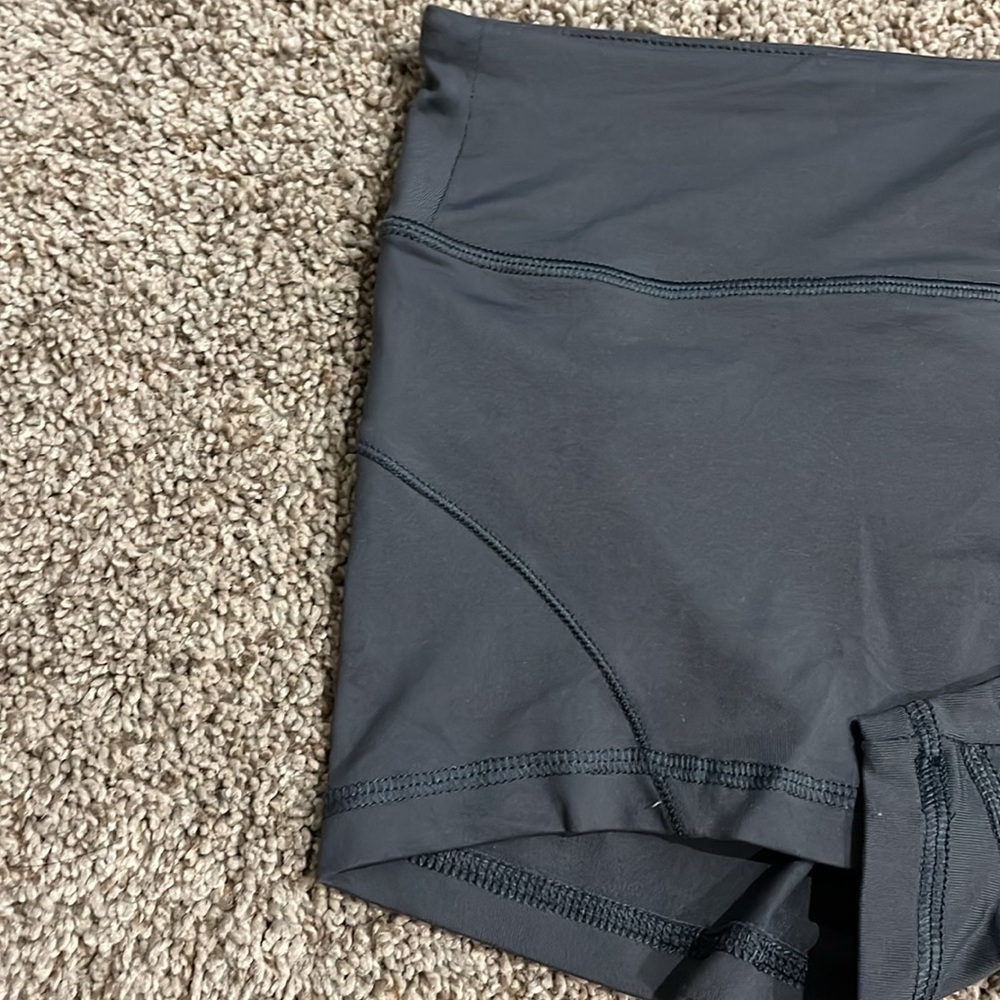Forever 21 charcoal spandex shorts size small - Picture 2 of 6